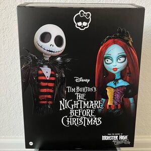 Disney Tim Burton's The Nightmare Before Christmas Doll Set - Black, Red, Blue